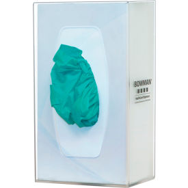 Glove Box Dispenser - Single 5.84"W x 10.11"H x 4.22"D, Semi-Transparent