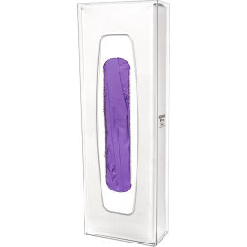 Glove Box Dispenser - Extra Long - Single 5.45"W x 16.1"H x 2.95"D, Clear