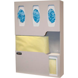 Protective Wear Organizer 16.63"W x 25.25"H x 4.5"D, Quartz Beige