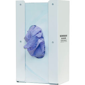 Glove Box Dispenser - Single - In Cabinet 5.6"W x 10"H x 3.8"D, White