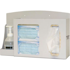 Respiratory Hygiene Station 17.91"W x 11.75"H x 5.06"D, Quartz Beige