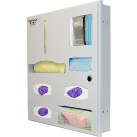 Protective Wear Organizer 24.36"W x 27.65"H x 4.77"D, Quartz Beige
