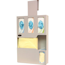 Protective Wear Isolation Bundle 16.63"W x 36.16"H x 7.05"D, Quartz Beige