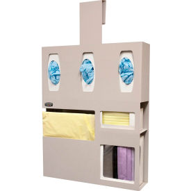 Protective Wear Isolation Bundle 20.05"W x 36.16"H x 7.3"D, Quartz Beige