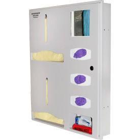 Protective Wear Organizer, Double Gown, 27.38"W x 33.33"H x 4.77"D, Quartz Beige