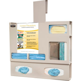 Protective Wear Isolation Bundle 23.5"W x 30.43"H x 7.63"D, Quartz Beige