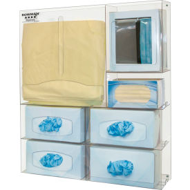 Protective Wear Organizer 23.38"W x 26.63"H x 4.75"D, Clear