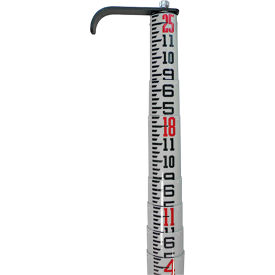Telescoping Measuring Pole, Oval, 25'