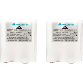 Rechargeable Battery For T70 Series Radio, White, Pack of 2