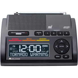 Deluxe NOAA Weather Radio, Black