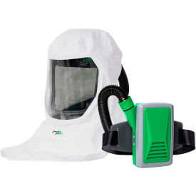 T-Link Hard Hat Assembly, Tychem 2000 Hood, HX5 PAPR