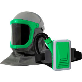 Z-Link, Zytec FR Shoulder Cape, Safety Lens, HX5 PAPR Assembly with Spark Arrestor