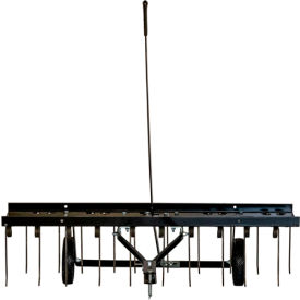 40" Tine Dethatcher, 40"L x 41"W x 41"H, Black