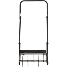 Push Spike Aerator, 17"L x 8"W x 38"H, Black
