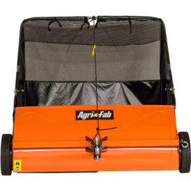 42" Tow Lawn Sweeper, 67"L x 51"W x 24"H, Black
