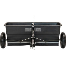 Tow Drop Spreader, 175 Lbs Capacity, 33"L x 50"W x 28"H, Color: Black