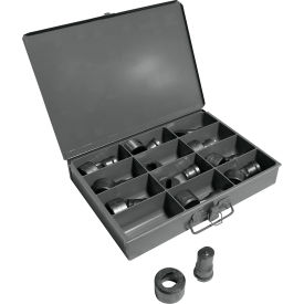 Oblong Punch & Die Set with Storage Case, 12 Piece