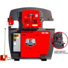 100 Ton Ironworker 3 Phase, 208 Volt, PowerLink, 10" Brake