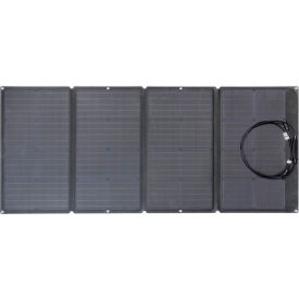 160W Solar Panel, Black