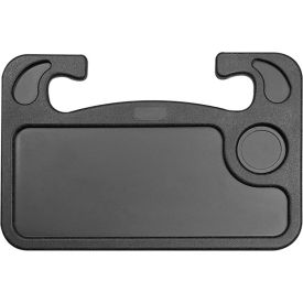 Steering Wheel Desk, 16-1/2"W x 11"D x 7/8"H, Black