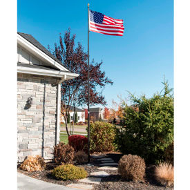 Telescoping Flagpole Kit - 20' Bronze/Black