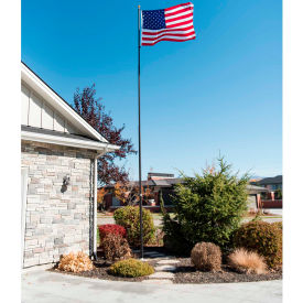 Telescoping Flagpole Kit - 25' Bronze/Black