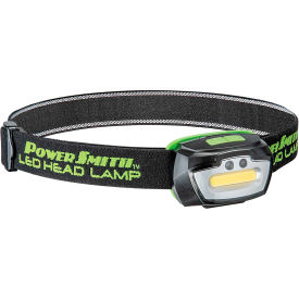 PowerSmith 230 Lumens LED Motion-Sensor WeatherProof Headlamp, White/Green/Red.