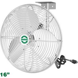 16" EZ Breeze HAF Basket Fan with Bracket & 10" Cord, 1,710 CFM, 1/10 HP