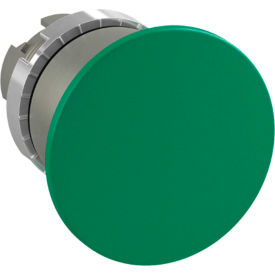 Non-Illuminated Mushroom Head Push Button, 22mm, Green