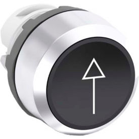 Illuminated Push Button Operator, 22mm, Red, Flush Style