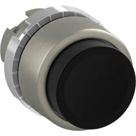 Non-Illuminated Push Button Operator, 22mm, Black, Extended Style