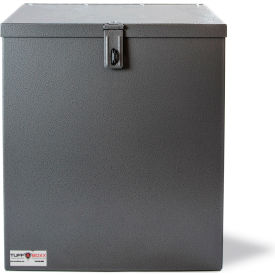 ParcelBox Animal Resistant Delivery Box, 18"W x 12"D x 22"H, Gray