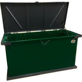 Animal Resistant Waste Receptacle, 63"W x 27"D x 33"H, Green