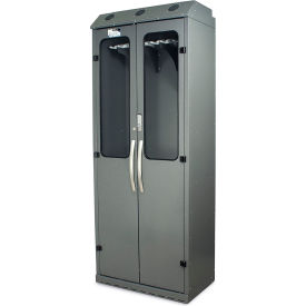 SureDry 14 Scope Drying Cabinet W/ E Lock, 36"W x 24"D x 93"H, Hammertone Blue
