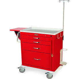 Standard Width Tall Cabinet, 6 Drawers, 22"L x 41-2/5"W x 64-1/10"H, Black