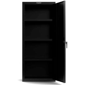 2-Tier 2 Door Extra Heavy Duty Locker, 24"W x 24"D x 75"H, Gray, Assembled