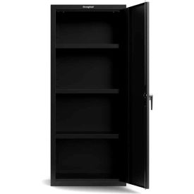 2-Tier 2 Door Ventilated Locker, 24"W x 24"D x 75"H, Gray, Assembled