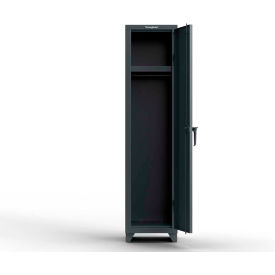1-Tier 1 Door Locker, 18"W x 18"D x 75"H, Gray, Assembled