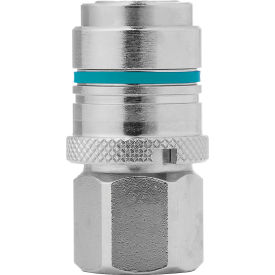Series 277 DN4 Non Drip Quick Coupling, 2-33/100" Length