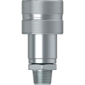 Ball & Poppet Type Robust Screw To Connect Coupling, 2-21/25"L