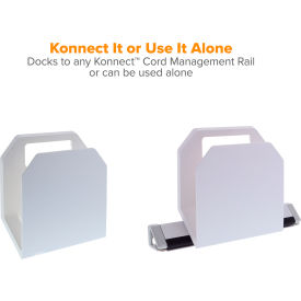 3-Piece File Organizer, 3/Pack, White