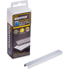 Premium Standard Staples in Plastic Box, 1/4" (6mm), 5000/Pack