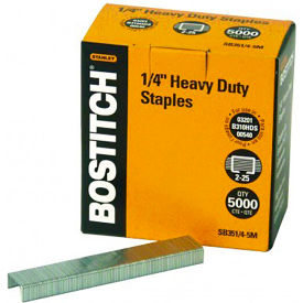 Heavy Duty Staples, 1/4" (6mm), 5000/Pack