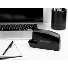 Staples up to 20 Sheets, AC or Battery Powered, Black (MDS20-BLK)