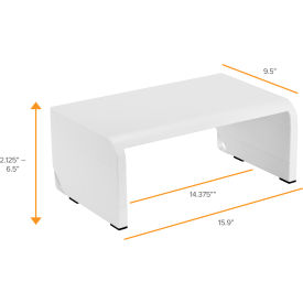 Monitor Stand, White