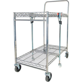 Stow-Away Cart, Small Chrome