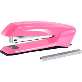Ascend Stapler, Built In Remover, Staple Storage, Pink