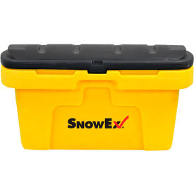 Salt Storage Box, Stack, 33"L x 22-3/4"W x 17-2/5"H, 240 lb. Cap, Yellow, Polyethylene