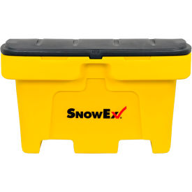 Salt Storage Box, Nest, 48"L x 33-1/4"W x 27-3/4"H, 960 lb. Cap, Yellow, Polyethylene