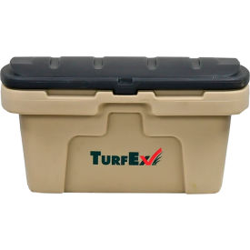 Storage Box, Stack, 33"L x 22-3/4"W x 17-2/5"H, 240 lb. Capacity, Tan, Polyethylene